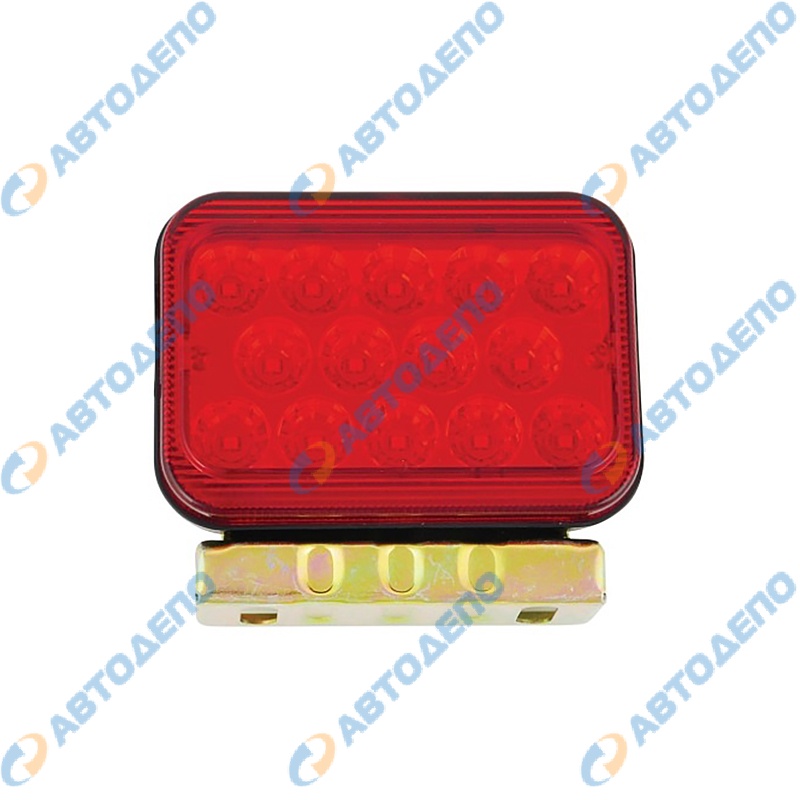 sd-6002red дополнительный красный фонарь led с кронштейном (прямоугольный)