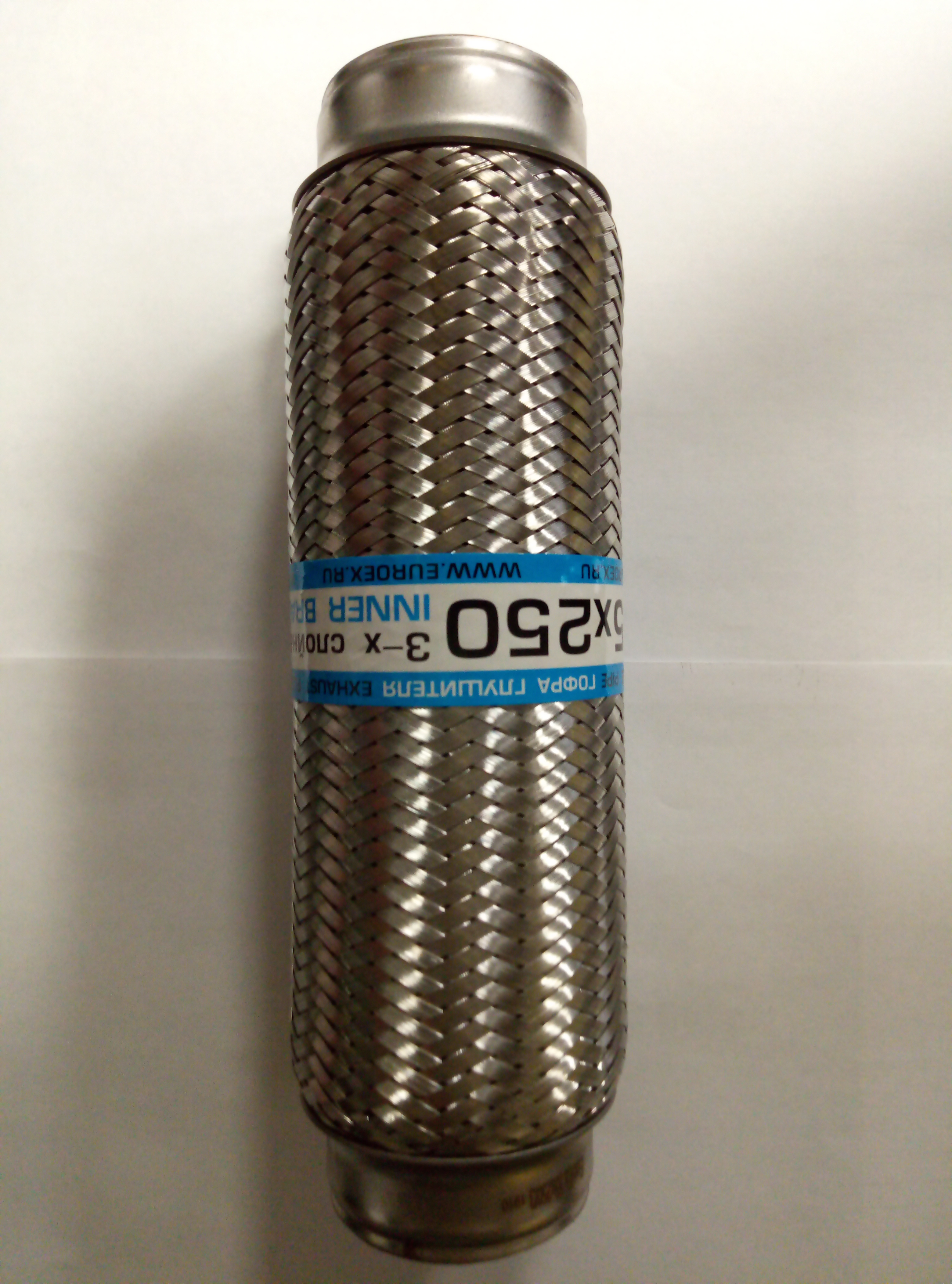 гофра глушителя 3х слойная euroex 55x250
