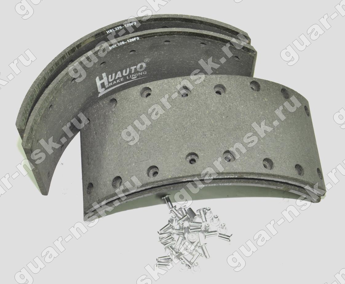 накладки тормозные hbl320-120f3 isuzu nqr