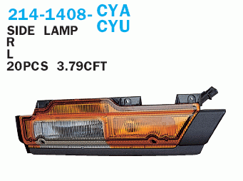 214-1408R-CYU Поворот в дверь MMC Canter 94г. с подсветкой