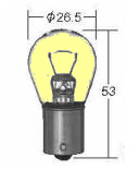 4620y лампа koito 24v 35w противотуманка, желт.