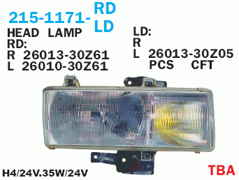 215-1171r-ld фара nissan ud mk210 94г.-