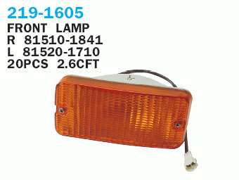 219-1605r поворот в бампер hino -96г.